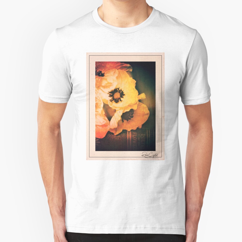 Poppies Gone Old Master Slim Fit T-Shirt