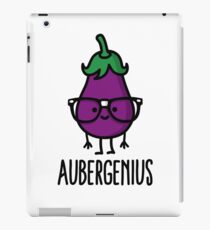 Aubergine (eggplant) + genius = Aubergenius iPad Case/Skin