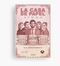 Casa de Papel Canvas Print