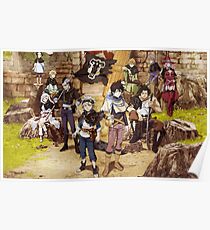 Black Clover Bulls Poster