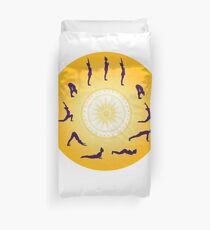 Yoga Design for Yoga Addicts - Yoga Gift - Yoga Art Duvet Cover