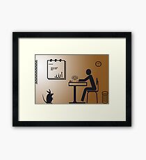 a ho hum kind of day Framed Print