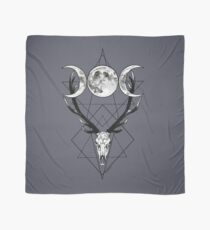 Triple goddess and horned god Scarf
