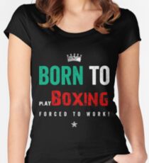 Elite boxing Fighter Women's Fitted Scoop T-Shirt