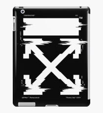 Off-White Arrows Temperature Glitch (Dark) iPad Case/Skin