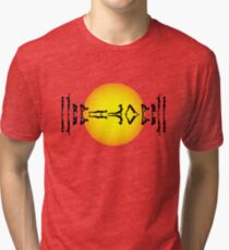 Yoga Design for Yoga Addicts - Yoga Gift - Yoga Art Tri-blend T-Shirt