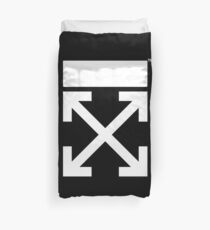 Off-White Classic Arrows (Dark) Duvet Cover