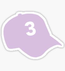 Chance The Rapper "3" Hut Aufkleber - Lavendel Sticker