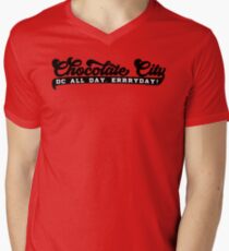 Chocolate City - All Day, ERRRYDAY! Men's V-Neck T-Shirt