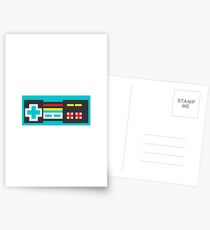 Retro Gamepad Postcards