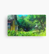 Studio Ghibli Anime Landschaft Metallbild