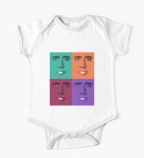 John Travolta Pop Art Baby Body Kurzarm