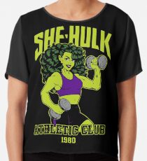 She-Hulk Athletic Club Colorful Chiffon Top