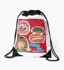 OPEN AND CLOSE YOUR MOUTH Drawstring Bag