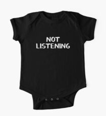 Not listening One Piece - Short Sleeve
