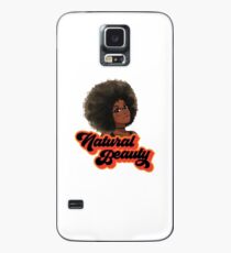 Funda/vinilo para Samsung Galaxy Belleza natural del cabello con vidrio