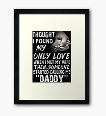 Father And Son Shirts Framed Print