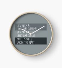 Long Time Running - Tragically Hip Clock