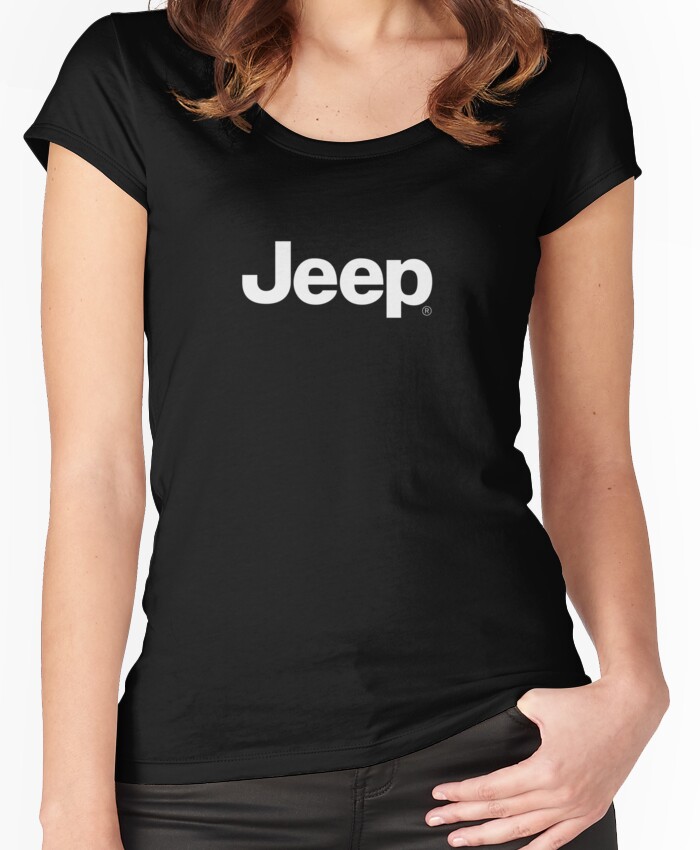 JEEP logo Women's Fitted Scoop T-Shirt