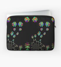 Rubik's Cube Psychedelic Fractal Laptop Sleeve