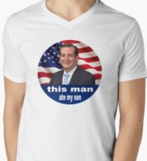 This man ate my son - Ted cruz Men's V-Neck T-Shirt