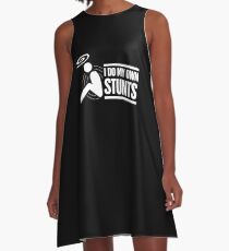 Stunts - Get Well Gift Cracked Skull Concussion A-Line Dress