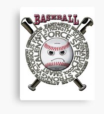 Baseball Character! Canvas Print