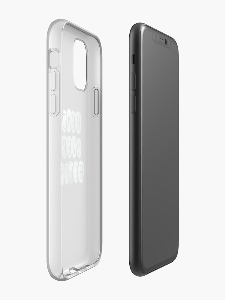 Coque iPhone « Pastel 'Head Over Heels' Typographie Design », par StylishTayla