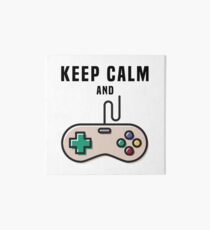 Keep Calm and Game Art Board