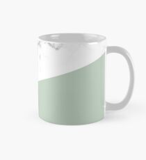 Weiße Marmor grüne Lilie Tasse (Standard)
