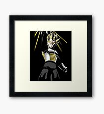 Cool Super Saiyan Vegeta Shirt – DBZ Vegeta Shirt – Unique Dragon Ball Z Shirt Vegeta Decal (Perfect DBZ Gift for Xmas) – Classic Vegeta t Shirt - Unique Dragonball Z Shirts Framed Print