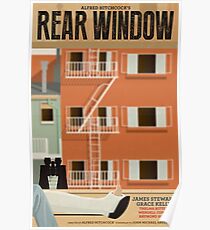 Rear Window alternative movie poster Poster