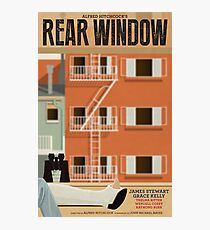 Rear Window alternative movie poster Photographic Print