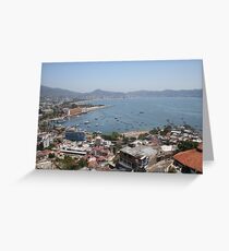 Acapulco from the Casablanca Hotel Greeting Card