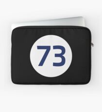 73 the best number Big Bang Zahlen Rätsel Theorie Laptoptasche