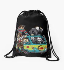 The Massacre Machine Horror Drawstring Bag