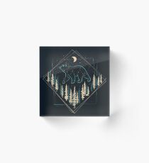 The Heaven's Wild Bear Acrylic Block