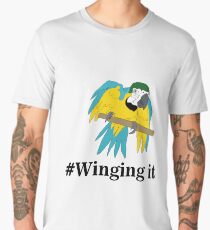 #Winging it Men's Premium T-Shirt