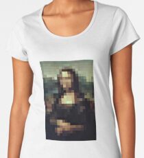 PIXEL CLASSIC - Mona Lisa Women's Premium T-Shirt