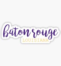 lsu baton rouge louisiana Sticker