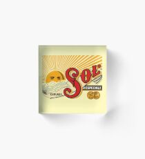 CERVEZA SOL Acrylic Block