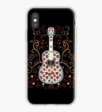 Sugar Skull Guitar T-shirt iPhone Case