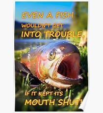 Fishing Trouble Poster