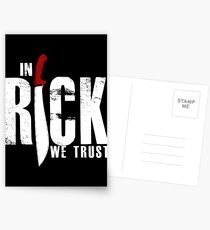 In Rick We Trust Postcards