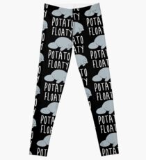 Manatee Floaty Potato Domestic Animal Leggings