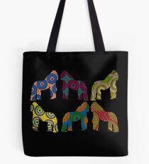 wax gorillas Tote Bag