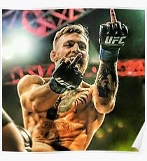 Conor McGregor Mittelfinger Design Poster