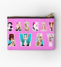 SASHAY AWAY ft RuPaul's Drag Race Queens Bianca Del Rio, Adore Delano, Katya, Alaska, Trixie Mattel, Violet Chachki, Courtney Act, Alyssa Edwards Studio Pouch