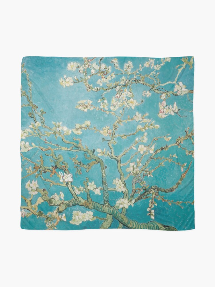 Alternate view of Vincent Van Gogh Almond Blossoms at St. Remy Scarf
