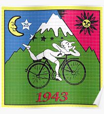 LSD - Albert Hofmann - Bicycle Day Poster
